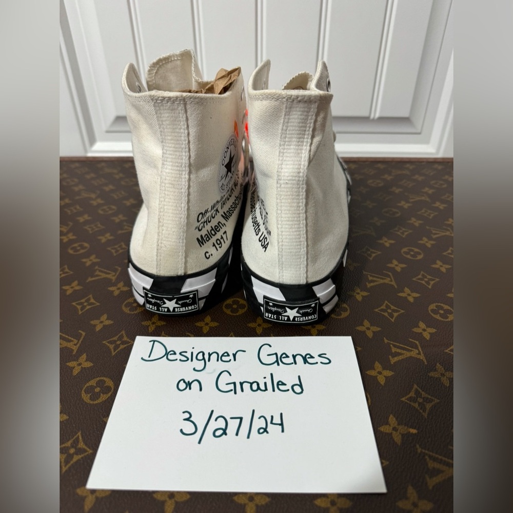 Off-White x Converse Chuck Taylor All-Star 70S High Top - EUC - COA Included - Picture 4 of 16